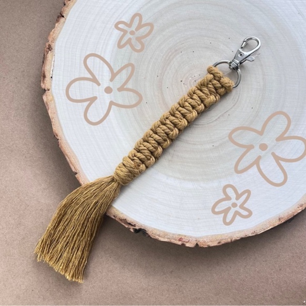 Boho Handmade Macramé Keychain